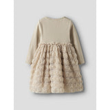 Name It Cement Nmfsykia Tulle Ls Dress