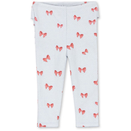 Konges Sløjd Rosia Blue Bow Sui Frill Pants GOTS