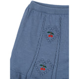 Konges Sløjd Country Blue Soleil Knit Skirt GOTS