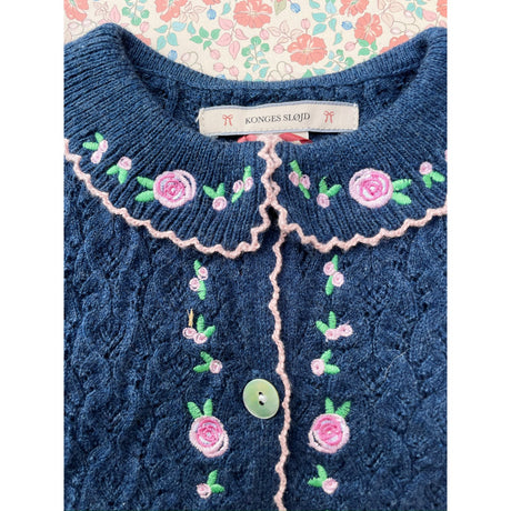 Konges Sløjd Ensign Blue Rosier Cardigan