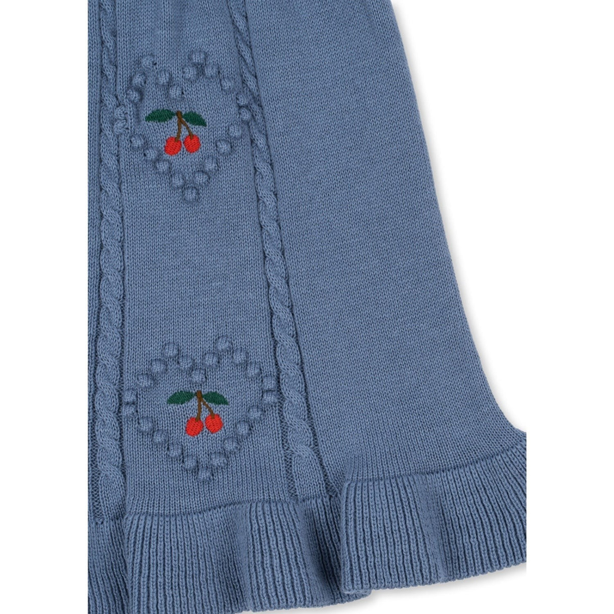 Konges Sløjd Country Blue Soleil Knit Skirt GOTS