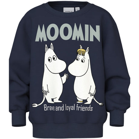 Name It Navy Blazer Nmnsloli Moomin Sweat Bru Vde