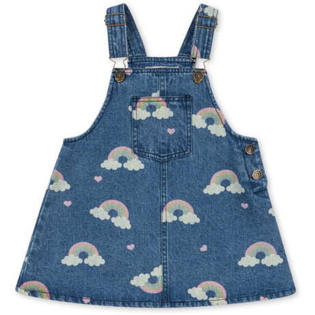 Konges Sløjd Rainbow Magot Overall Dress Denim GOTS