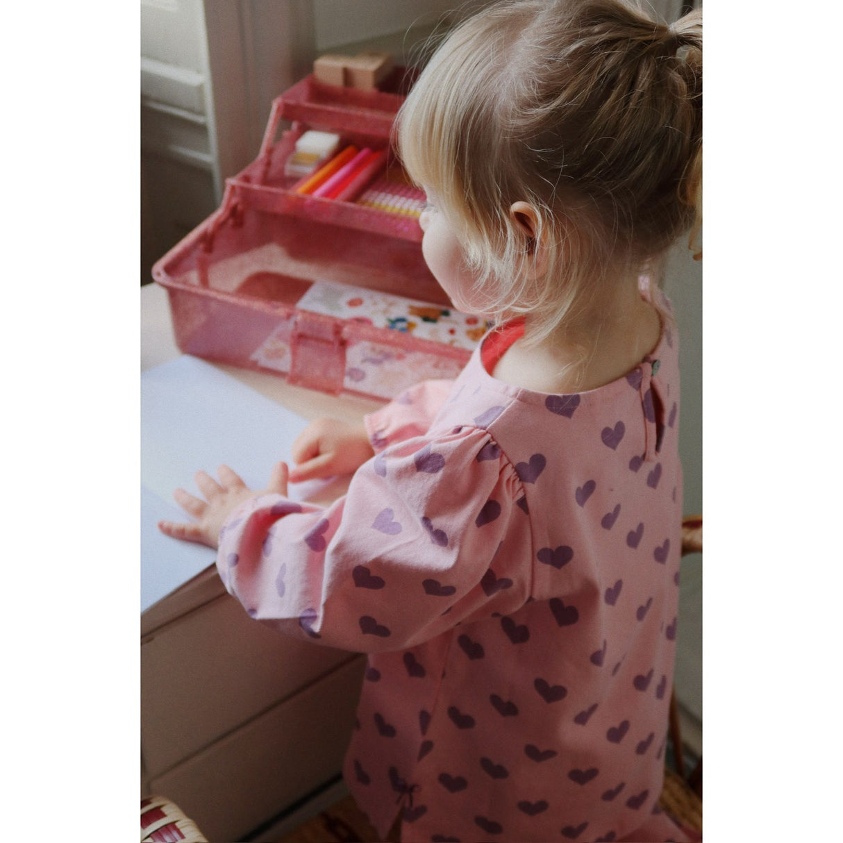 Konges Sløjd Hortensia Coeur Drey Slit Blouse GOTS