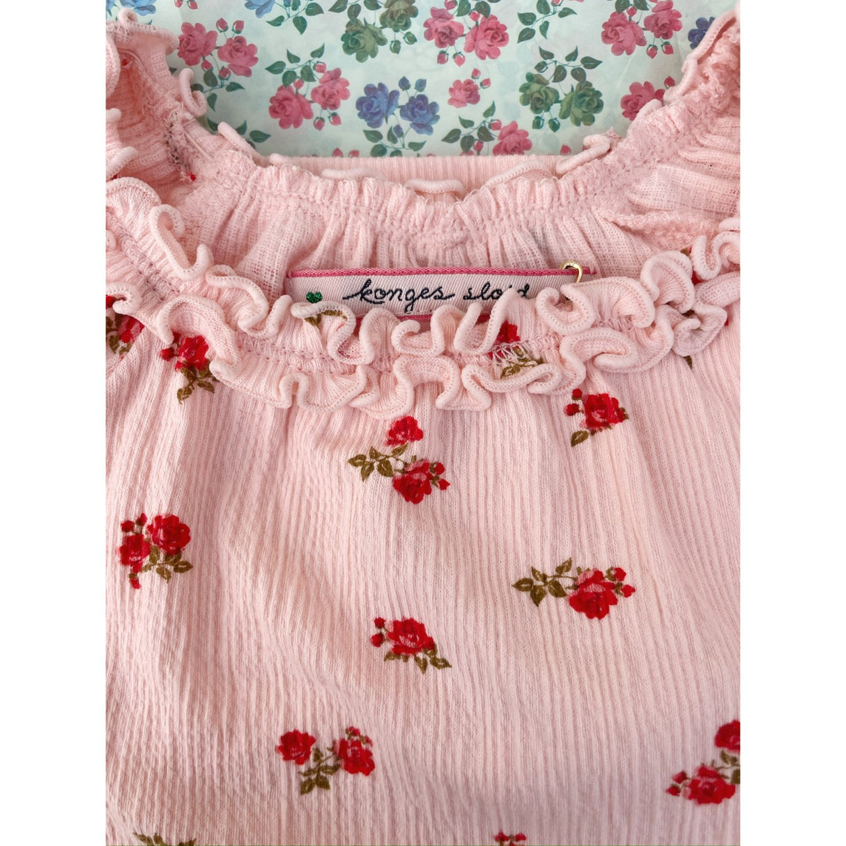 Konges Sløjd Rosa Pink Chleo Dress GOTS