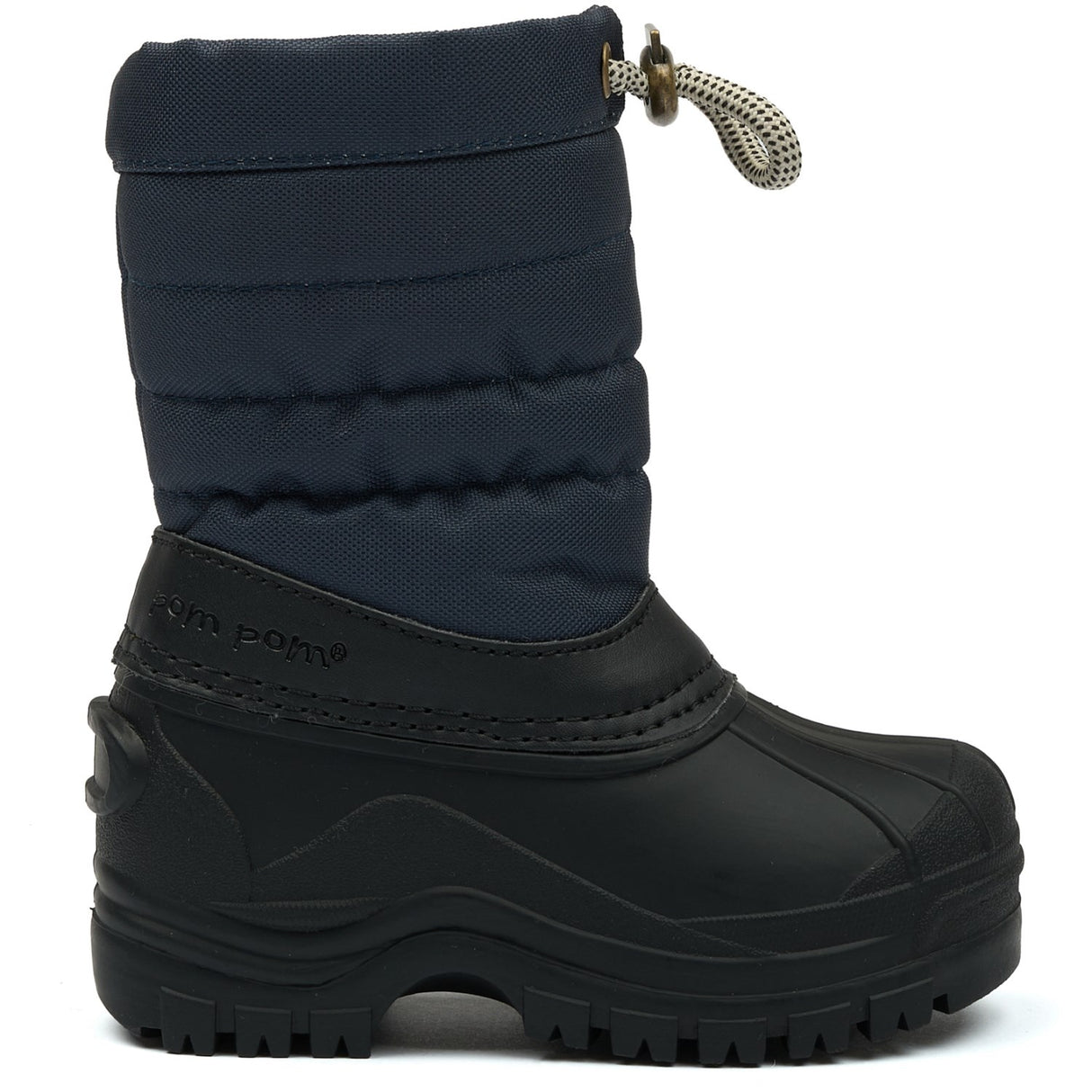 Pom Pom Navy PmWill Winter Boot