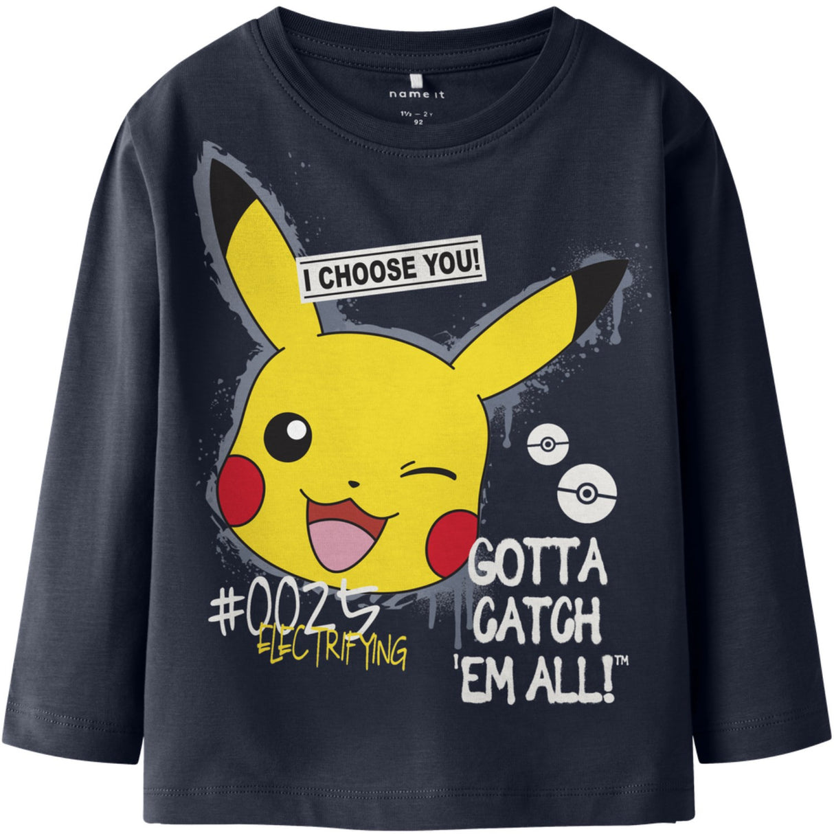 Name It Navy Blazer Nmmnor Pokemon Ls Nreg Top Box Sky