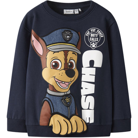 Name It Navy Blazer Nmmneel Paw Nreg Sweat Bru Cplg