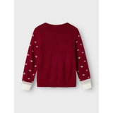 Name It Jester Red Nknrebo Ls Knit Box