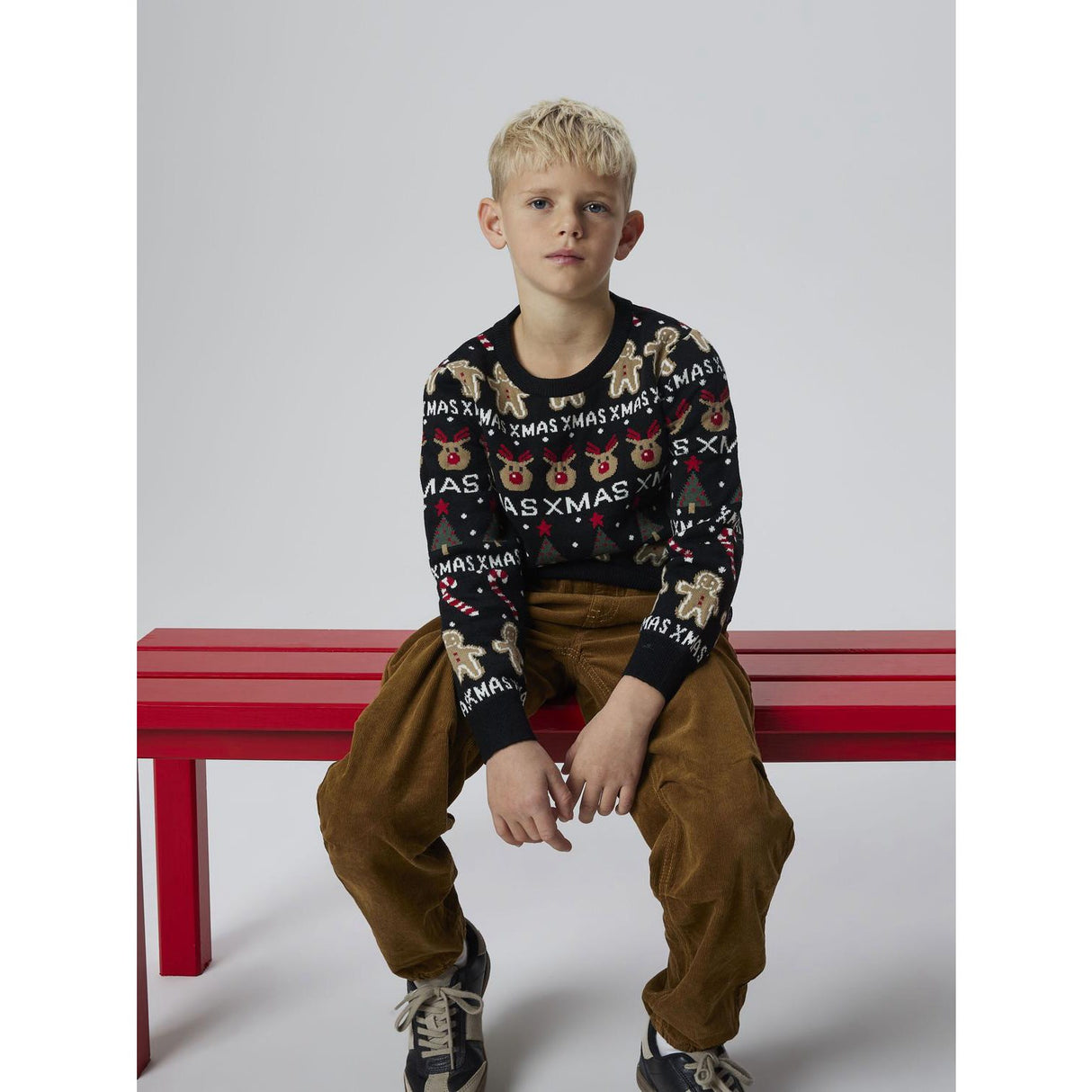 Name It Black Nknrasko Ls Knit Box