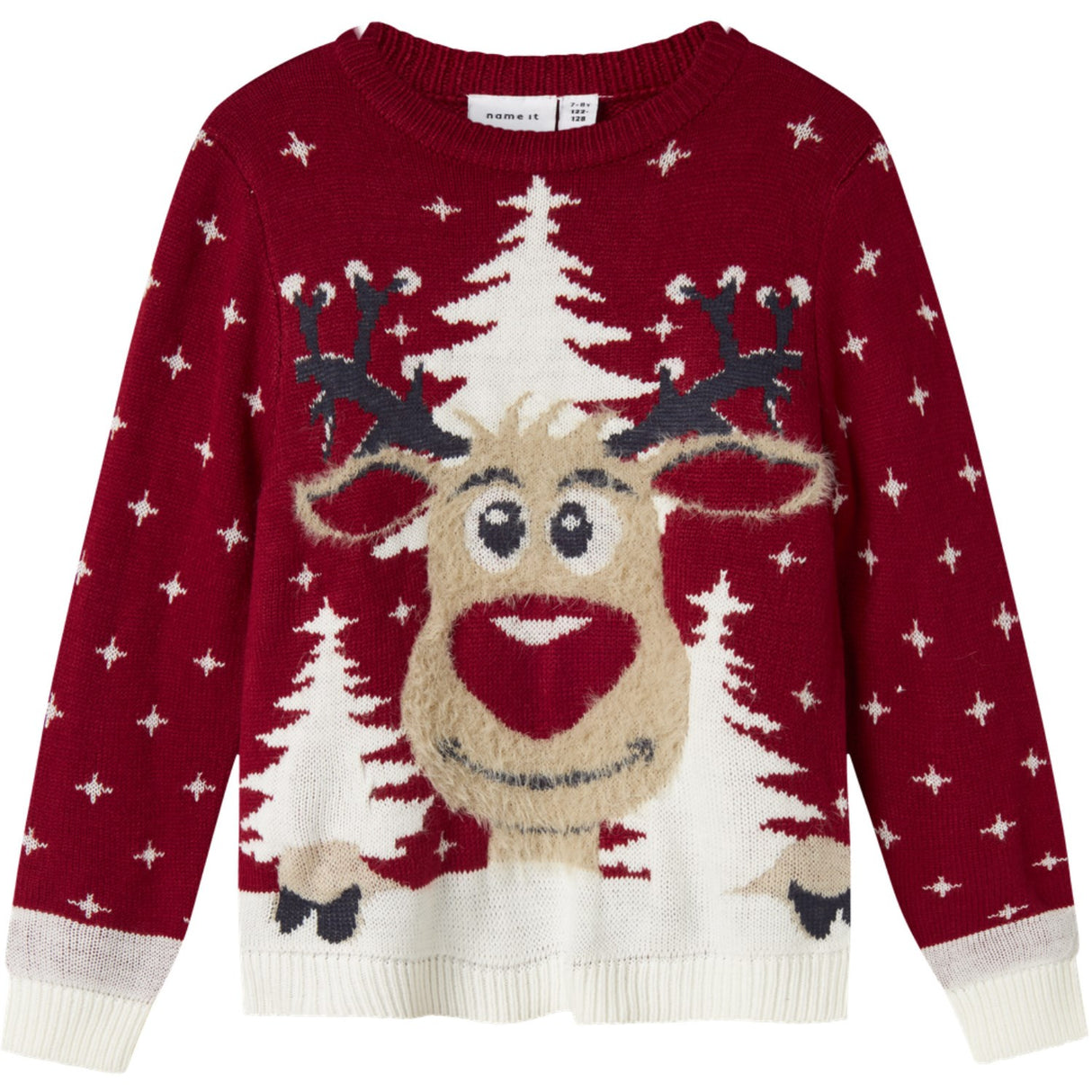 Name It Jester Red Nknrebo Ls Knit Box