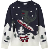 Name It Navy Blazer Nknrebo Ls Knit Box