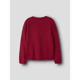 Name It Jester Red Nkfrajul Ls Loose Knit