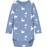 Name It Endless Sky Nbfbody 3P Ls Swan Noos