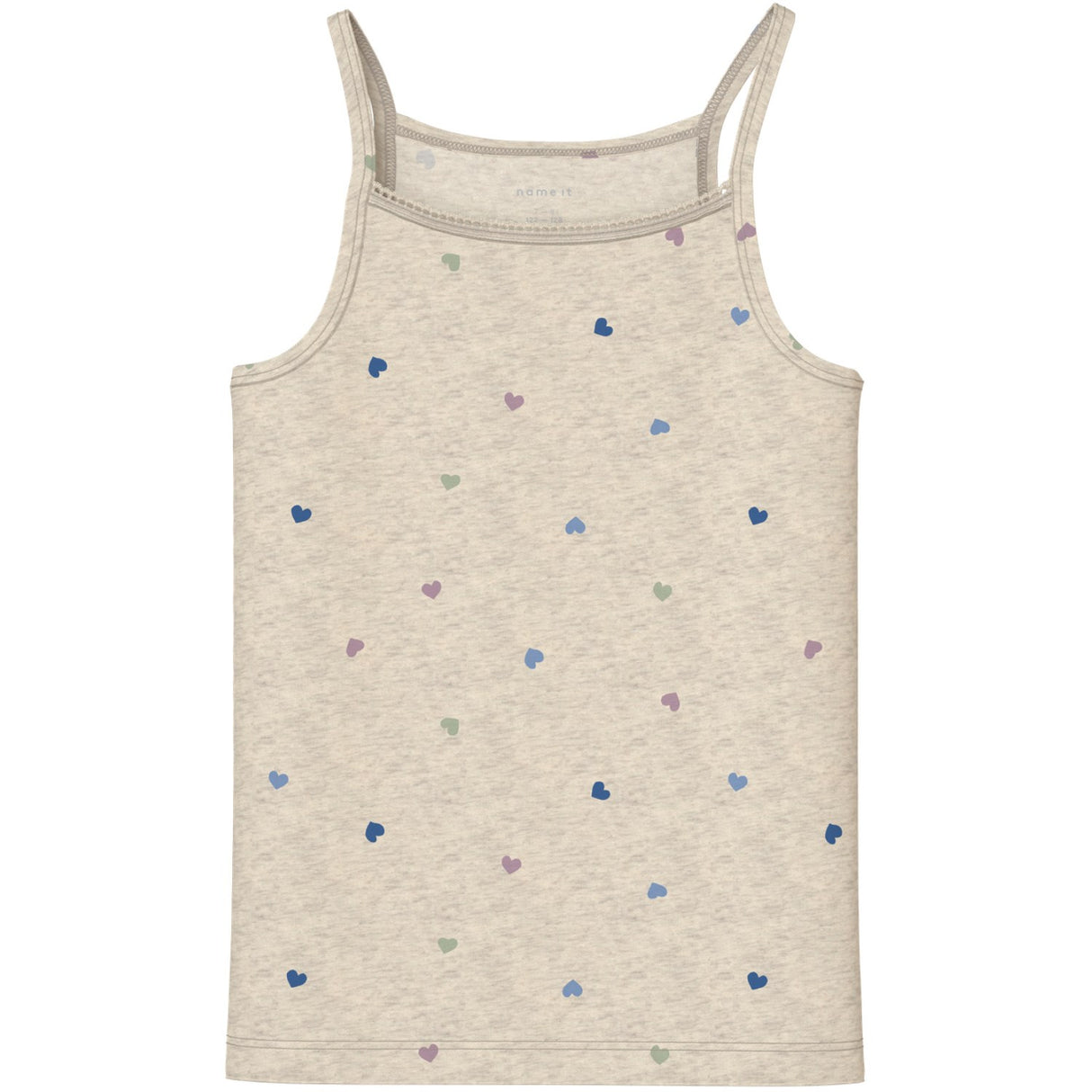 Name It Peyote Melange Nkfstrap Top 2P Peyote Hearts Noos