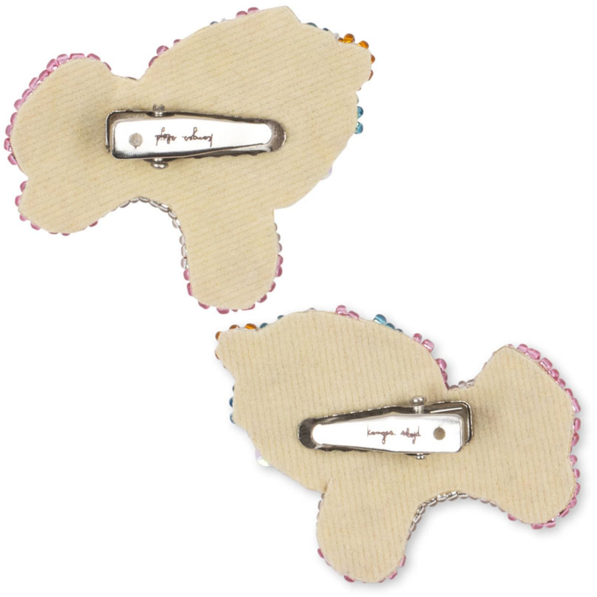 Konges Sløjd Unicorn 2 Pack Unicorn Beaded Hair Clips