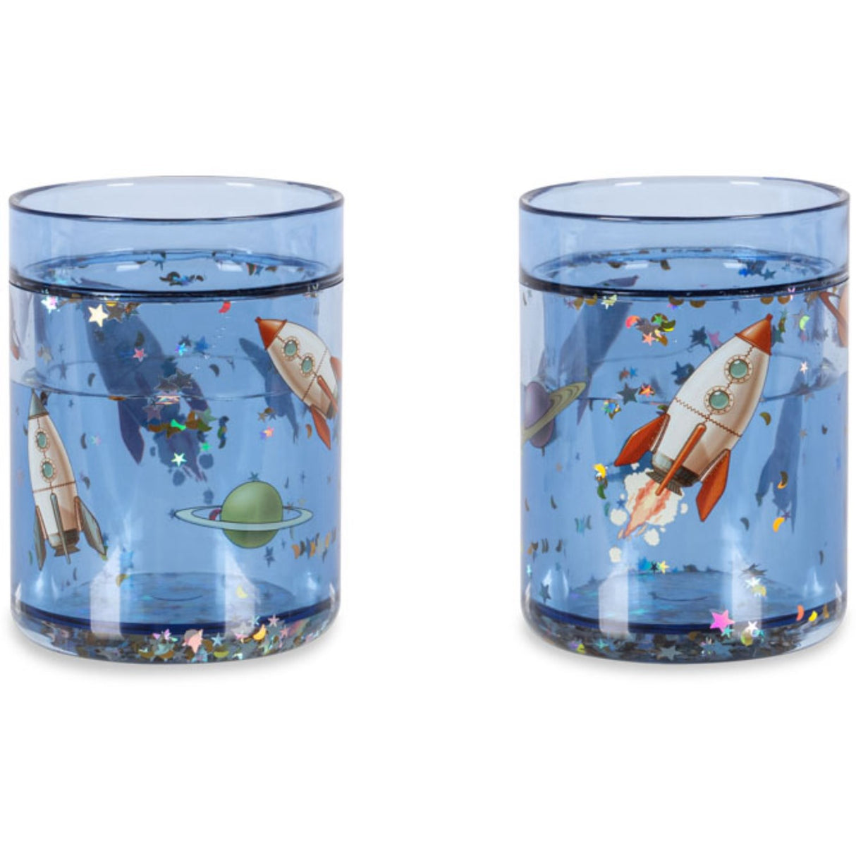 Konges Sløjd Outer Space 2 Pack Glitter Cups