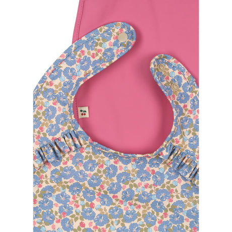 Konges Sløjd Fleur Rosier/Chateau Rose 2 Pack Dinner Bib With Frill