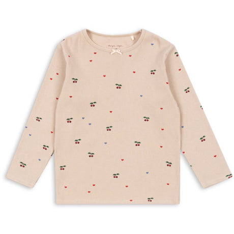 Konges Sløjd Cherry Coeur Blush Ella Ls Tee GOTS