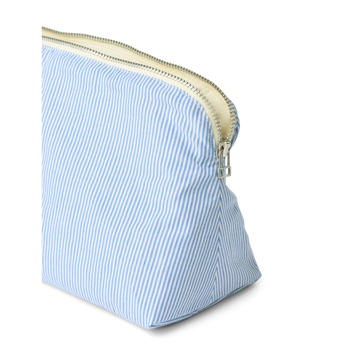 Studio Feder Milk Stripe Celia Mini Toiletry Bag Cotton