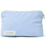 Studio Feder Milk Stripe Celia Mini Toiletry Bag Cotton