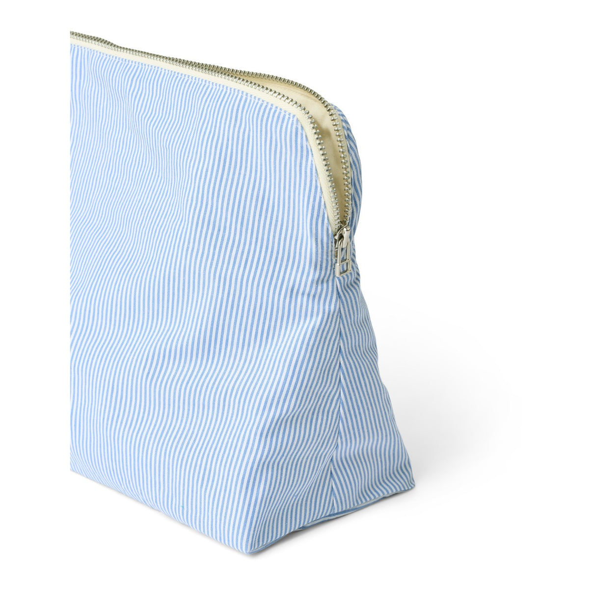 Studio Feder Milk Stripe Celia Toiletry Bag Cotton