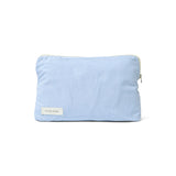 Studio Feder Milk Stripe Celia Toiletry Bag Cotton