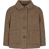 MarMar Wool Check Earthy Check Oval Jacket