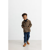 MarMar Wool Check Earthy Check Oval Jacket