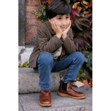 MarMar Wool Check Earthy Check Oval Jacket