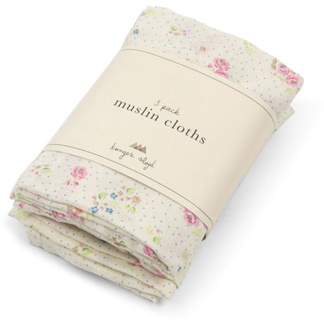 Konges Sløjd Nonoka 3 Pack Muslin Cloth GOTS