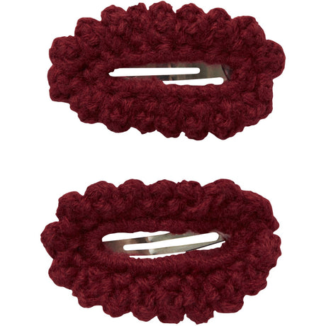 Lil'Atelier Red Dahlia Nmfacc-Lisa 2 Pack Hair Clips Lil