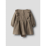 Lil'Atelier Sepia Tint Nbfrosita Liu Ls Body Dress Lil