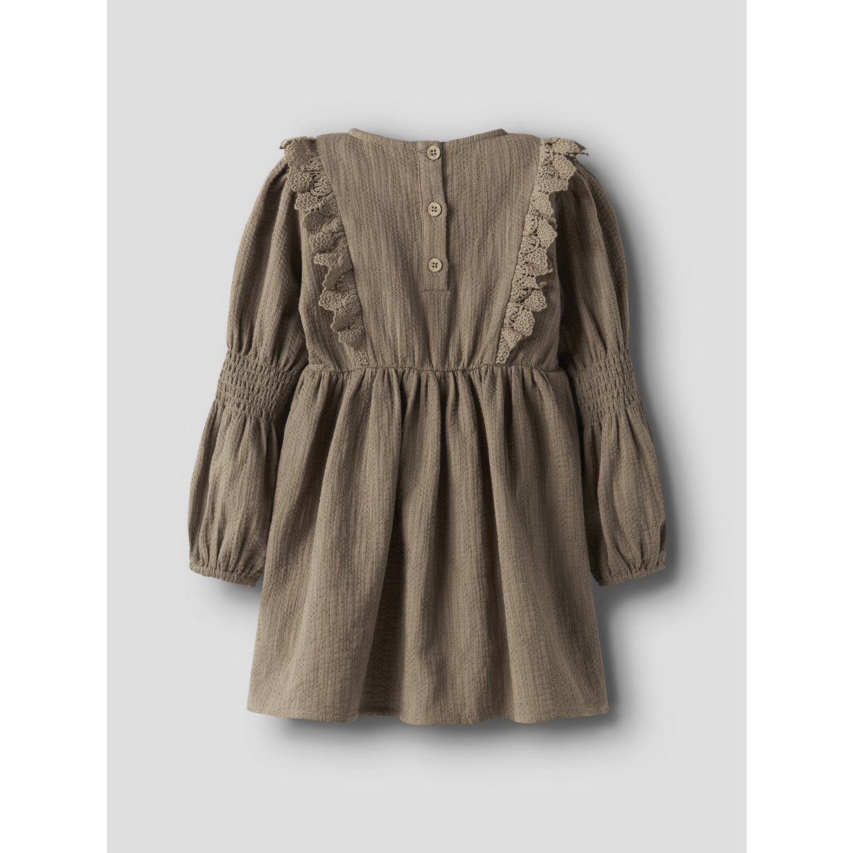 Lil'Atelier Sepia Tint Nmfrosita Liu Ls Dress Lil