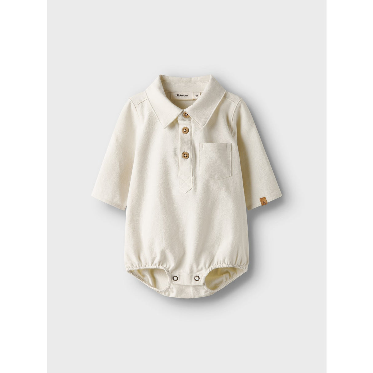 Lil'Atelier Turtledove Nbmhadam Ls Body Shirt Lil