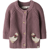 Lil'Atelier Nostalgia Rose Nbfemlen Lak Ls Knit Card Lil