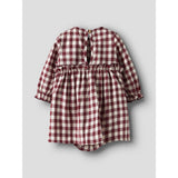 Lil'Atelier Red Dahlia Nbfrio Ls Loose Body Dress Lil