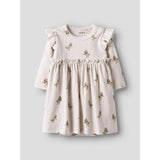 Lil'Atelier Almost Mauve Goose Nbflavo Ekn Ls Body Dress Lil