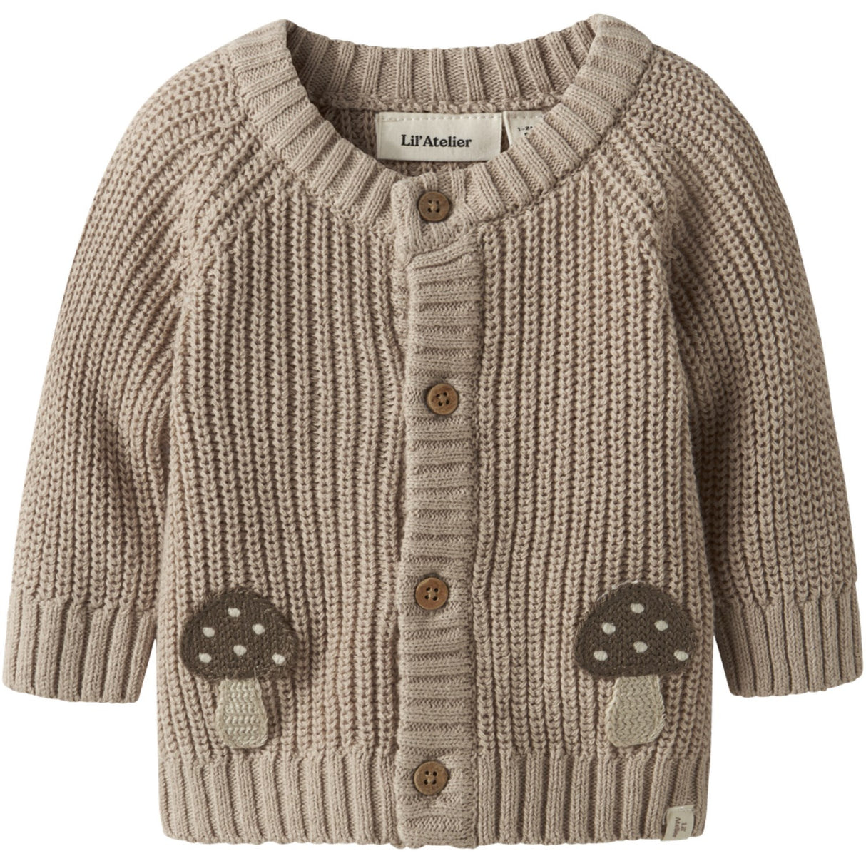 Lil'Atelier Oxford Tan Nbmemlen Lak Ls Knit Card Lil