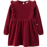 Lil'Atelier Red Dahlia Nmfsaga Sag Ls Dress Lil