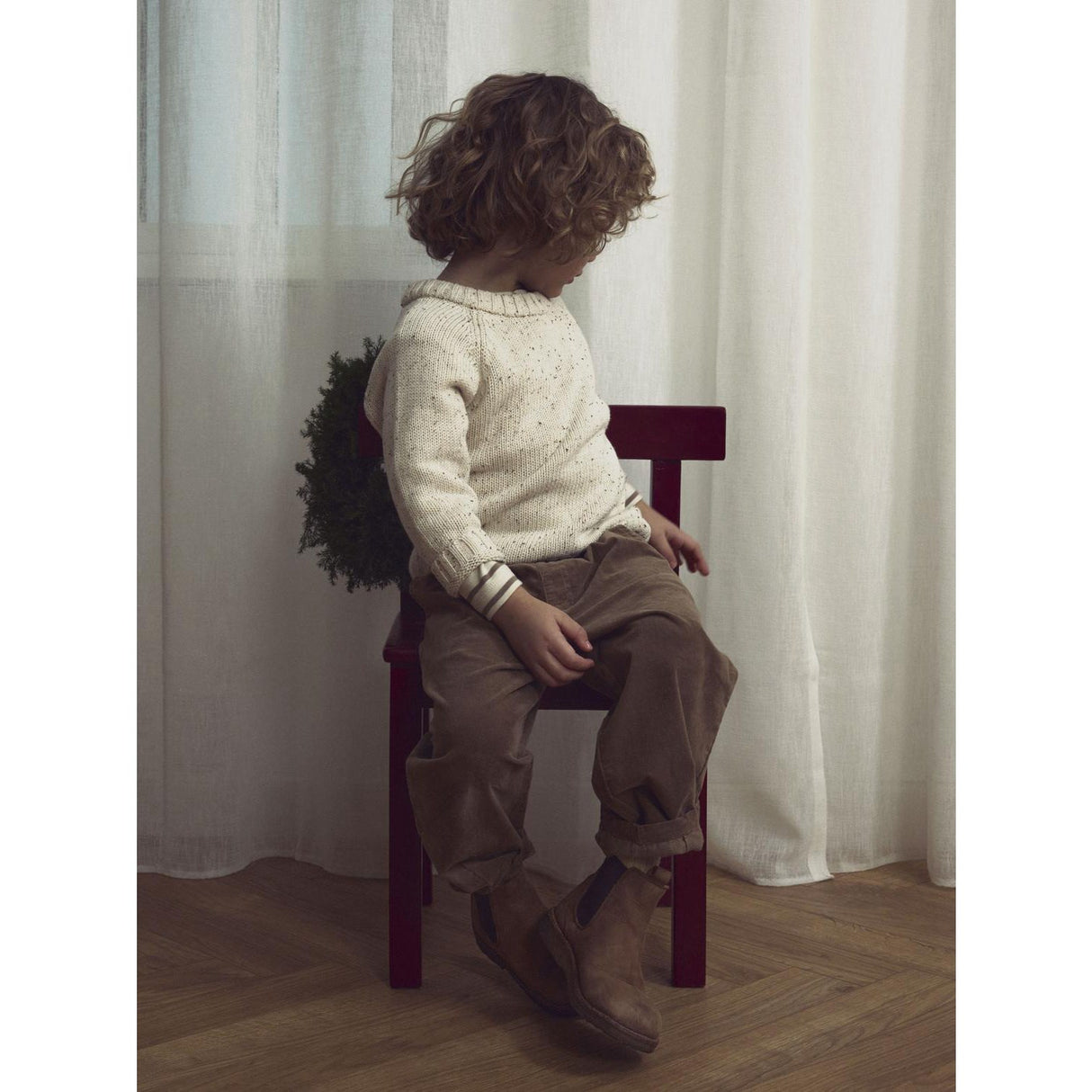 Lil'Atelier Sepia Tint Nmmsomba Loose Cord Pants 7766-So S Lil