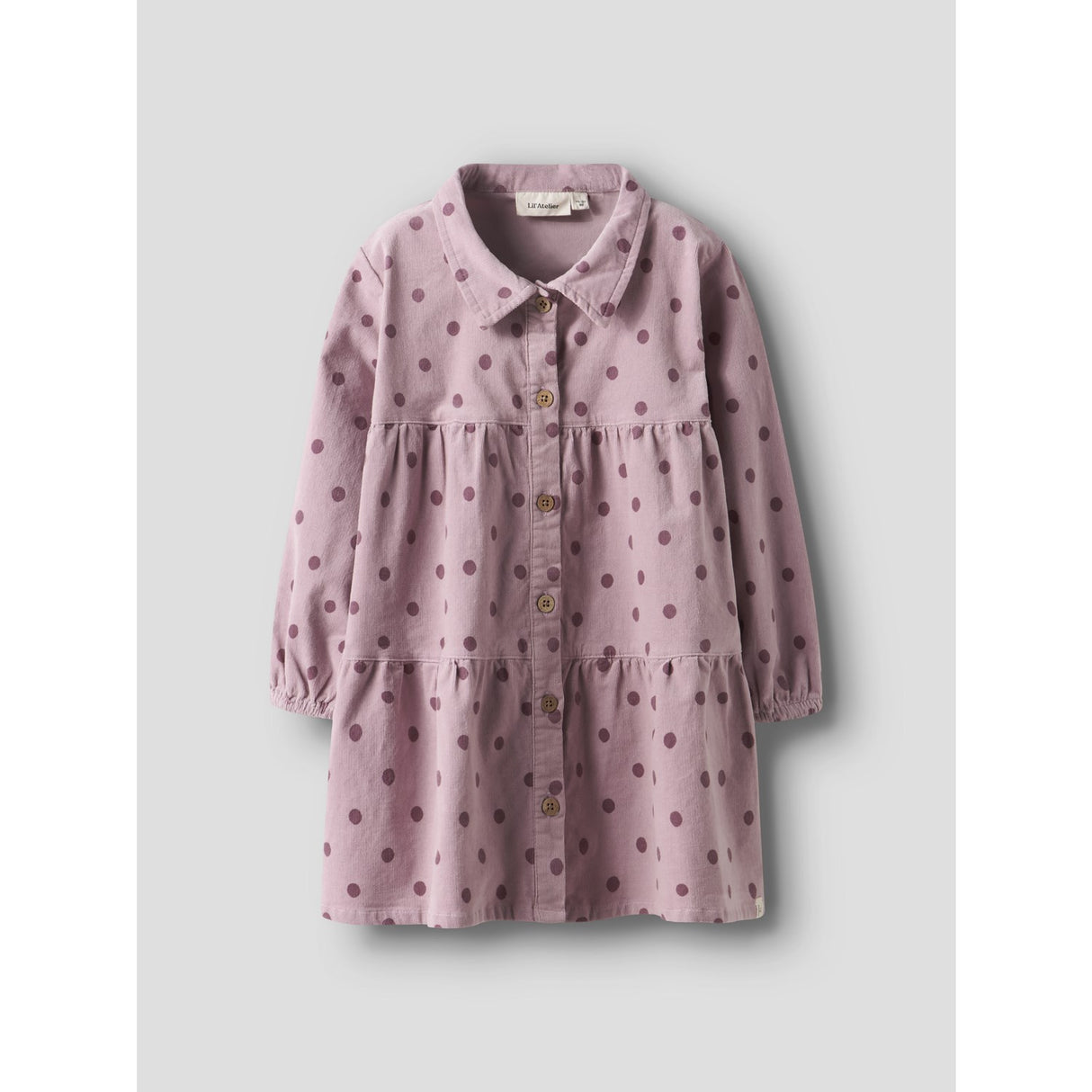 Lil'Atelier Violet Ice Dots Nmfsomba Loose Cord Dress 7766-So S Lil