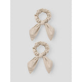 Lil'Atelier Oxford Tan Nmfacc-Louise 2 Pack Scrunchie Lil