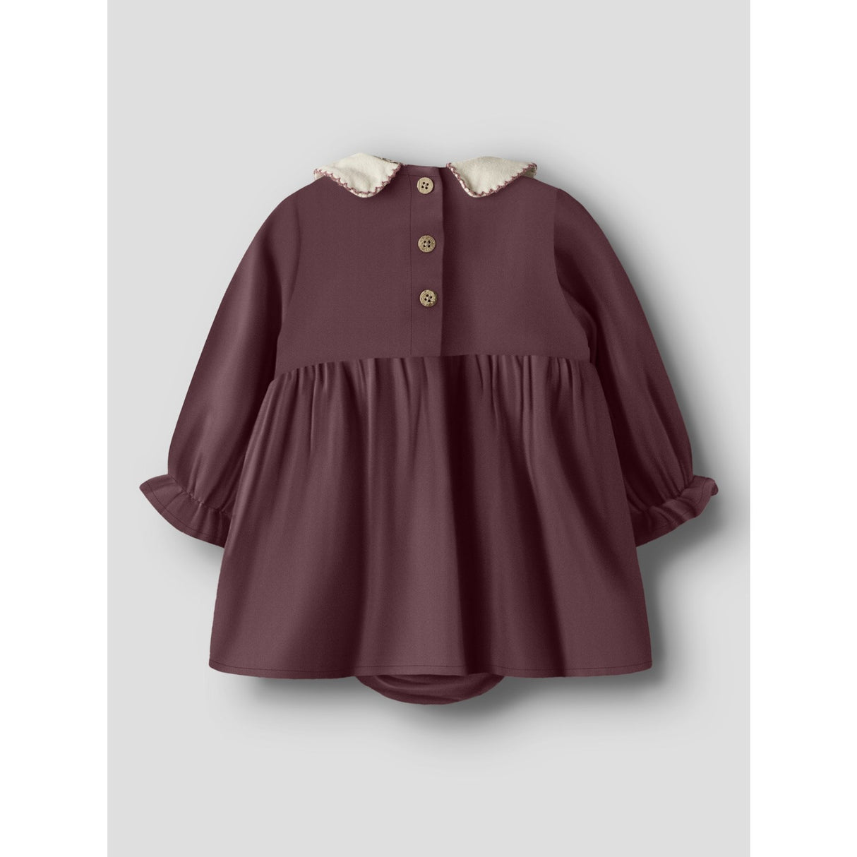 Lil'Atelier Catawba Grape Nbfrebel Ls Body Dress Solid Lil