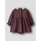 Lil'Atelier Catawba Grape Nbfrebel Ls Body Dress Solid Lil