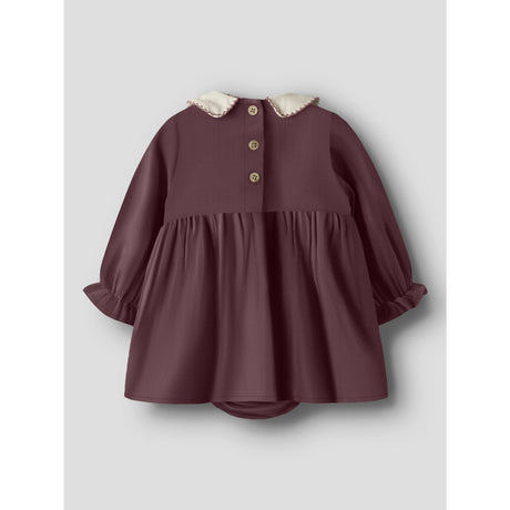 Lil'Atelier Catawba Grape Nbfrebel Ls Body Dress Solid Lil