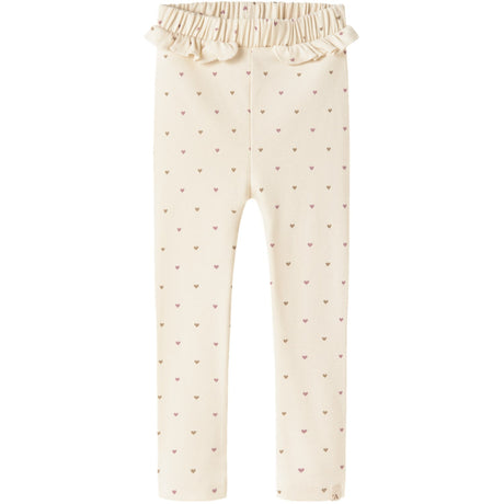 Lil'Atelier Turtledove Heart Nmflalo Tai Slim Leggings Lil
