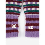 Bobo Choses Purple Jacquard Long Gloves