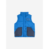 Bobo Choses Blue Tic Tac Toe Padded Anorak