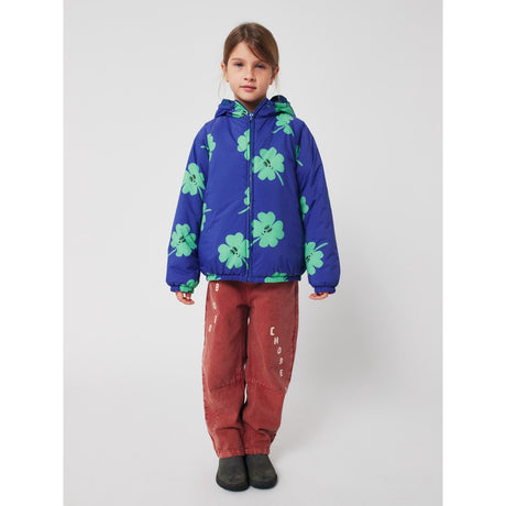 Bobo Choses Purple Lucky Clover All Over Reversible Anorak